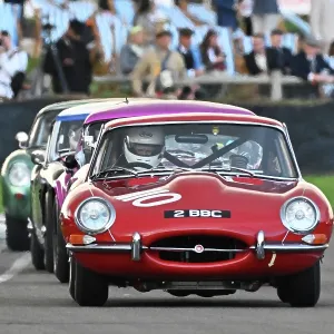 Goodwood Revival Print: Jaguar E-Type at Stirling Moss Memorial Trophy Goodwood Revival Print: Jaguar E-Type at Stirling Moss Memorial Trophy