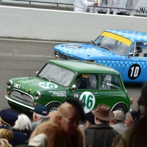 Goodwood Revival 2015 Print - Morris Mini Coopers and BMW 1800 TiSA Goodwood Revival 2015 Print - Morris Mini Coopers and BMW 1800 TiSA