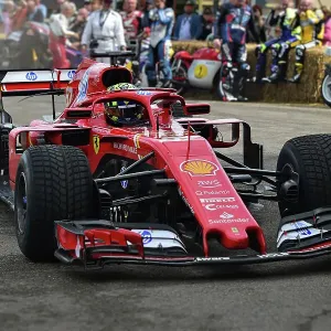 Formula 1 Print: Ollie Bearman, Ferrari SF 70H at Goodwood Formula 1 Print: Ollie Bearman, Ferrari SF 70H at Goodwood
