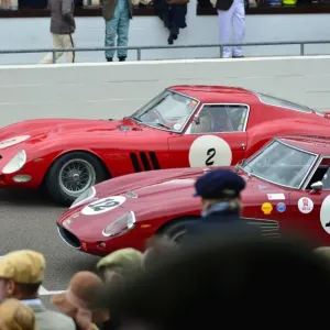 Jean Hugenholtz et Stefan Johansson Ferrari 250 Drogo contre Lukas Huni et Carlo Vogele Ferrari 330 GTO Jean Hugenholtz et Stefan Johansson Ferrari 250 Drogo contre Lukas Huni et Carlo Vogele Ferrari 330 GTO