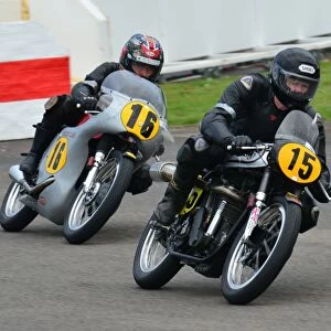 Keith Bush, Tommy Hill, Norton Manx 500 Goodwood Revival 2013