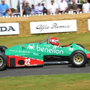 Marco Cajani, Benetton, Alfa Romeo 183t, Goodwood Festival of Speed 2013 Marco Cajani, Benetton, Alfa Romeo 183t, Goodwood Festival of Speed 2013