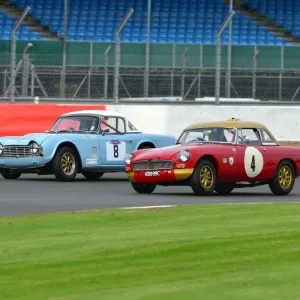 MG B FIA and Triumph TR4 Print MG B FIA and Triumph TR4 Print