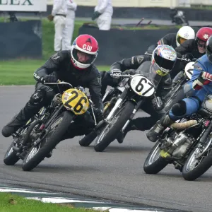 Sebastian Perez, Roger Ashby, Triumph 650, Charlie Williams, Peter Crew, Vincent Rapide, Richard Ellis, Levi Day, Norton Dominator 99, Barry Sheene Memorial Trophy, Goodwood Revival 2014