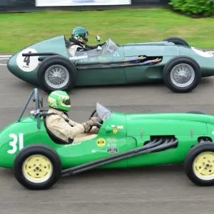 Wolfgang Friedrichs, Aston Martin DBR4, Steve Russell, Cooper-Bristol Mk2 T23 Wolfgang Friedrichs, Aston Martin DBR4, Steve Russell, Cooper-Bristol Mk2 T23