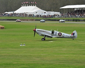 Prints of Spitfire Mk LFXIE, MK356, UF-Q, Battle of Britain Memorial Flight, BBMF Beautiful England Prints: CJ1 9063 Spitfire Mk LFXIE