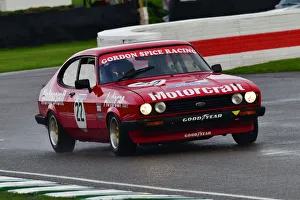 Race 2 (Heat 2) Cars With Engines With Capacity Above 2.8 Litres Prints: CJ10 0164 Costas Michael, Ford Capri III 3 litre S