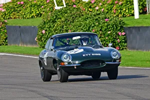 Moss Trophy Prints: CJ10 0539 Michael Quinn, Jaguar E-Type FHC