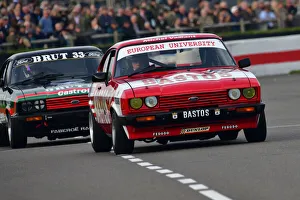 Race 2 (Heat 2) Cars With Engines With Capacity Above 2.8 Litres Prints: CJ10 0729 Richard Meins, Ford Capri III 3 litre S