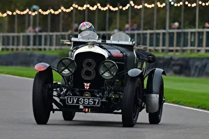 Bentley 4 And Xbd Prints: CJ10 0932 William Medcalf, Bentley 4 Litre Le Mans, Thunderstruck