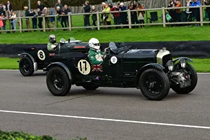 Martin Overington Prints: CJ10 1412 Martin Overington, Bentley 4 Litre Blower, William Medcalf