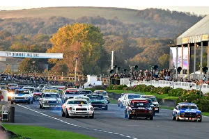 Final, Featuring The Top 15 From Each Heat Prints: CJ10 1576 Smoking tyres as the final starts