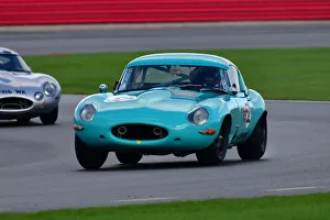 Andy Newall Prints: CJ10 1729 Andy Newall, Rhea Sautter, Jaguar E-Type