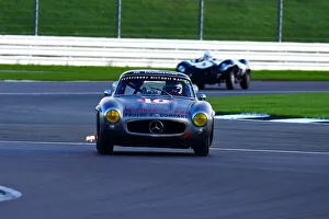 RAC Woodcote And Stirling Moss Trophy Prints: CJ10 1974 Christian Pfessdorf, Mercedes 300 SL Coupe, Gullwing