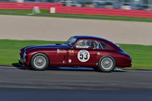 RAC Woodcote And Stirling Moss Trophy Prints: CJ10 1983 Hannah Reed, Peter Snowdon, Aston Martin DB2