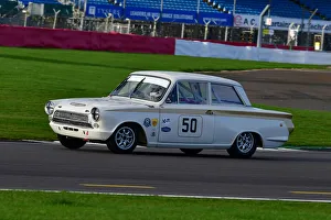 John Ure Prints: CJ10 2091 John Ure, Nick Wigley, Lotus Ford Cortina