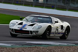 Prints of Michael Birch, Andy Newall, Ford GT40 Mk1, Amon Cup for Ford GT40s, Motor Racing Legends, Silverstone, Towcester, Northamptonshire, England, October 2021 Motor Racing Legends, Silverstone, October 2021 Prints: CJ10 2123 Michael Birch, Andy Newall, Ford GT40 Mk1
