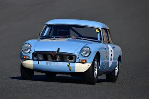 Equipe Classic Racing Prints: CJ10 3691 Neil Fisher, MG B Roadster