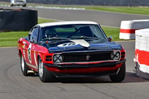 Gerry Marshall Trophy Prints: CJ10 6078 Jason Plato, Craig Davies, Ford Mustang Boss 302
