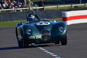 Nigel Webb Prints: CJ10 6377 Nigel Webb, Jaguar C-Type