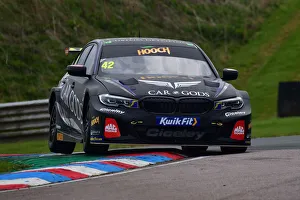 BTCC Launch Day, Thruxton, 13th April 2022 Prints: CJ10 7472 George Gamble, BMW 330e M Sport