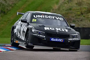 BTCC Launch Day, Thruxton, 13th April 2022 Prints: CJ10 7542 Jake Hill, BMW 330e M Sport