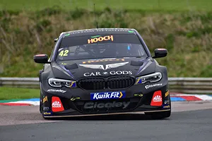 BTCC Launch Day, Thruxton, 13th April 2022 Prints: CJ10 7716 George Gamble, BMW 330e M Sport