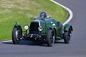 Prints of Jonathan Lupton, Aston Martin Team Car LM4, Allcomers Handicap Race, a five lap race with the objective being that all vehicles irrespective of size, weight or engine power The Vintage Sports Car Club, Seaman And Len Thompson Trophies Race Meeting, Cadwell Park Circuit, Louth, Lincolnshire, England, June, 2022 Prints: CJ10 7842 Jonathan Lupton, Aston Martin Team Car LM4