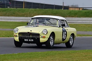 Ecurie Classic Racing Prints: CJ10 8310 Freddie Wiltshire, George Wiltshire, MG B