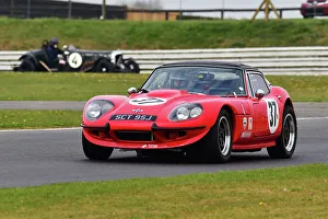 Prints of Nic Strong, Marcos 3000 GT, Classic and Modern Motorsport Club - Classic Challenge, Sports Cars, GT's and Saloons manufactured from the 1950's to the 1970's HSCC Snetterton 300 April 2022 Prints: CJ10 8323 Nic Strong, Marcos 3000 GT