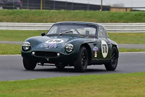Prints of Martin Stowe, TVR Grantura Mk3, Classic and Modern Motorsport Club - Classic Challenge, Sports Cars, GT's and Saloons manufactured from the 1950's to the 1970's HSCC Snetterton 300 April 2022 Prints: CJ10 8337 Martin Stowe, TVR Grantura Mk3