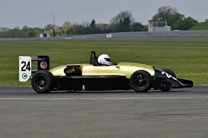Prints of Robin Dawe, Formula Vauxhall Lotus, Monoposto Championship Group 2, Monoposto Racing Club, fifteen minutes of racing after a fifteen minute qualifying session HSCC Snetterton 300 April 2022 Prints: CJ10 8640 Robin Dawe, Formula Vauxhall Lotus