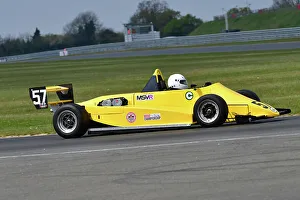 Prints of Edward Guest, Anson SA4, Monoposto Championship Group 2, Monoposto Racing Club, fifteen minutes of racing after a fifteen minute qualifying session HSCC Snetterton 300 April 2022 Prints: CJ10 8642 Edward Guest, Anson SA4