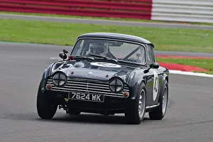HSCC Historic Road Sports With Historic Touring Cars And Ecurie Classic Prints: CJ11 0203 Alex Hurst, Triumph TR4