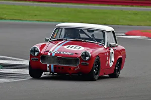 HSCC Historic Road Sports With Historic Touring Cars And Ecurie Classic Prints: CJ11 0215 Mark Soley, MG Midget
