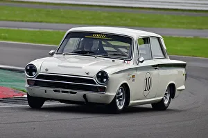 HSCC Historic Road Sports With Historic Touring Cars And Ecurie Classic Prints: CJ11 0235 David Eales, Ford Lotus Cortina