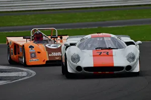 Nick Sleep Prints: CJ11 0446 Nick Sleep, Lola T70 MK3, Jamie Thwaites, Chevron B19