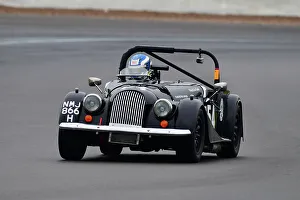 HSCC Historic Road Sports With Historic Touring Cars And Ecurie Classic Prints: CJ11 1037 Philip St Clair Tisdall, Morgan Plus 8