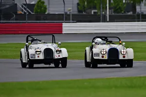HSCC Historic Road Sports With Historic Touring Cars And Ecurie Classic Prints: CJ11 1091 Robin Pearce, Morgan Plus 8, Alan House, Morgan Plus 4