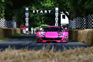 Gt Racers Prints: CJ11 4421 Deborah Mayer, Ferrari 488 GT3