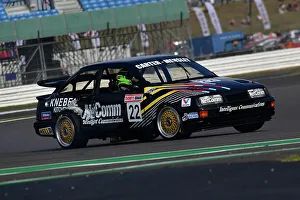 Prints of Paul Mensley, Ford Sierra Cosworth RS500, An impressive grid for the Tony Dron Memorial Trophy for MRL Historic Touring Cars, a 45 minute race on the full Grand Prix circuit The Classic Silverstone August 2022 Prints: CJ11 8182 Paul Mensley, Ford Sierra Cosworth RS500