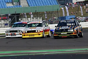 Prints of ames Brodie, Ford Sierra Cosworth RS500, Mark Smith, BMW E30 M3, An impressive grid for the Tony Dron Memorial Trophy for MRL Historic Touring Cars, a 45 minute race on the full Grand Prix circuit The Classic Silverstone August 2022 Prints: CJ11 8201 James Brodie, Ford Sierra Cosworth RS500, Mark Smith, BMW E30 M3