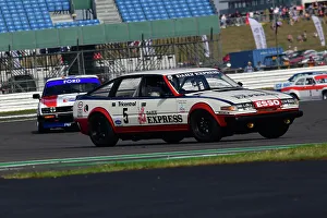 Prints of Adrian Reynard, Riorden Welby, Rover SD1, An impressive grid for the Tony Dron Memorial Trophy for MRL Historic Touring Cars, a 45 minute race on the full Grand Prix circuit The Classic Silverstone August 2022 Prints: CJ11 8215 Adrian Reynard, Riorden Welby, Rover SD1