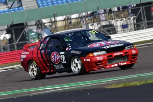 Prints of Simon Garrad, Nissan Skyline R32, An impressive grid for the Tony Dron Memorial Trophy for MRL Historic Touring Cars, a 45 minute race on the full Grand Prix circuit, with an optional second driver The Classic Silverstone August 2022 Prints: CJ11 8232 Simon Garrad, Nissan Skyline R32