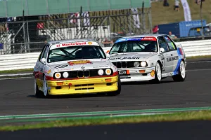 Prints of Mark Smith, BMW E30 M3, Darren Fielding, BMW E30 M3, An impressive grid for the Tony Dron Memorial Trophy for MRL Historic Touring Cars, a 45 minute race on the full Grand Prix circuit The Classic Silverstone August 2022 Prints: CJ11 8238 Mark Smith, BMW E30 M3, Darren Fielding, BMW E30 M3