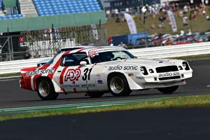 Prints of James Thorpe, Sean McInerney, Chevrolet Camaro, An impressive grid for the Tony Dron Memorial Trophy for MRL Historic Touring Cars, a 45 minute race on the full Grand Prix circuit The Classic Silverstone August 2022 Prints: CJ11 8246 James Thorpe, Sean McInerney, Chevrolet Camaro