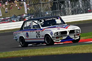 Prints of Myles Poulton, Triumph Dolomite Sprint, An impressive grid for the Tony Dron Memorial Trophy for MRL Historic Touring Cars, a 45 minute race on the full Grand Prix circuit The Classic Silverstone August 2022 Prints: CJ11 8251 Myles Poulton, Triumph Dolomite Sprint