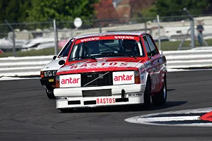 Tony Dron Memorial Trophy For MRL Historic Touring Cars Prints: CJ11 8301 John Young, James Young, Volvo 242