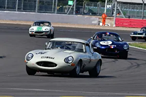 James Thorpe Prints: CJ11 8948 James Thorpe, Phil Quaife, Jaguar E-Type