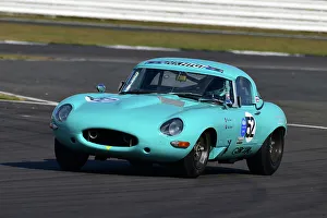 Andy Newall Prints: CJ11 9189 Andy Newall, Rhea Sautter, Jaguar E-Type